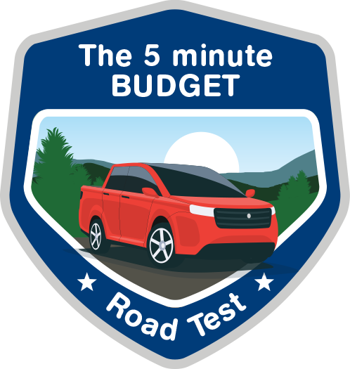 budget road test badge